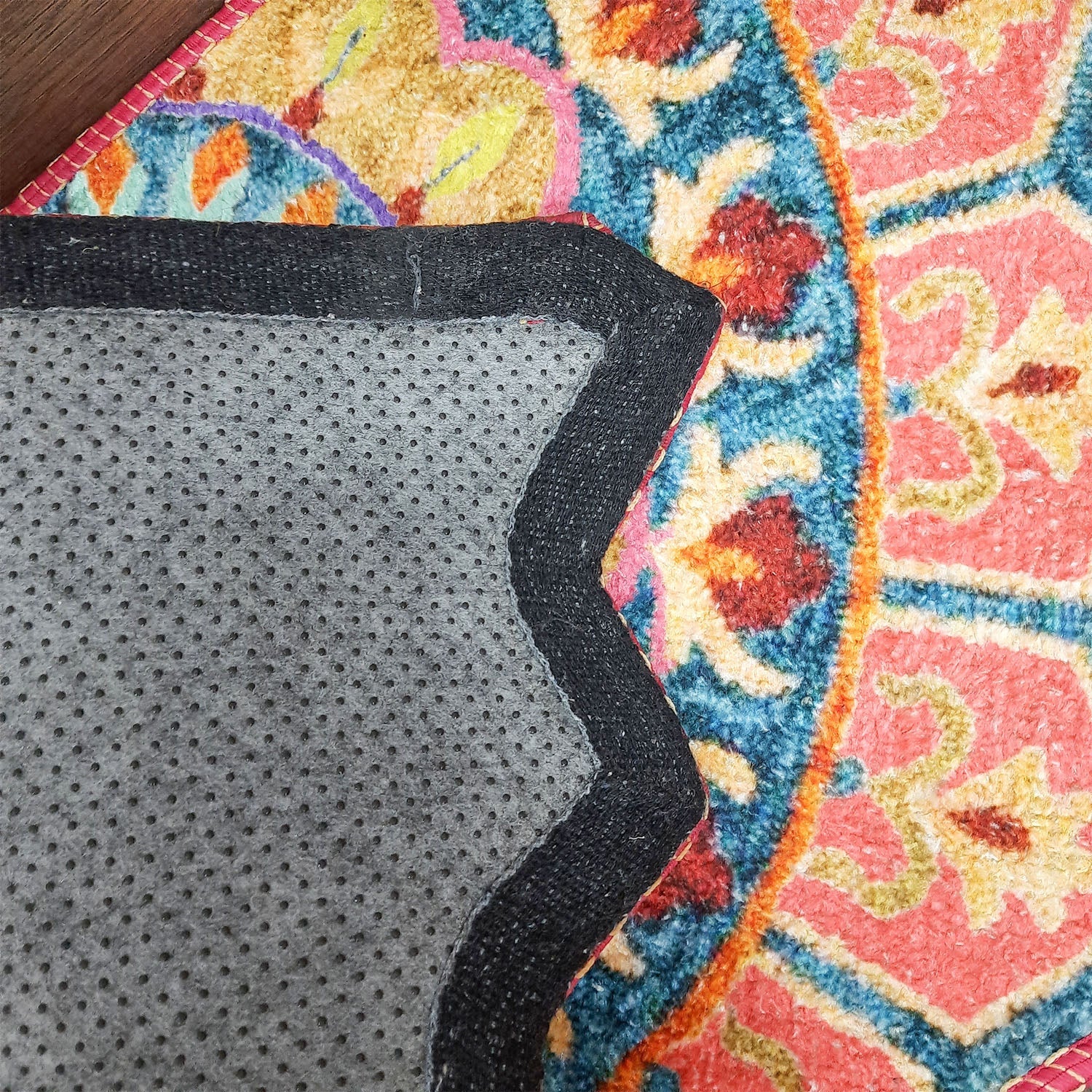 Storilane Floor Mats in Beautiful Traditional Rangoli Colors | Anti Slip, Durable & Washable | Outdoor & Indoor