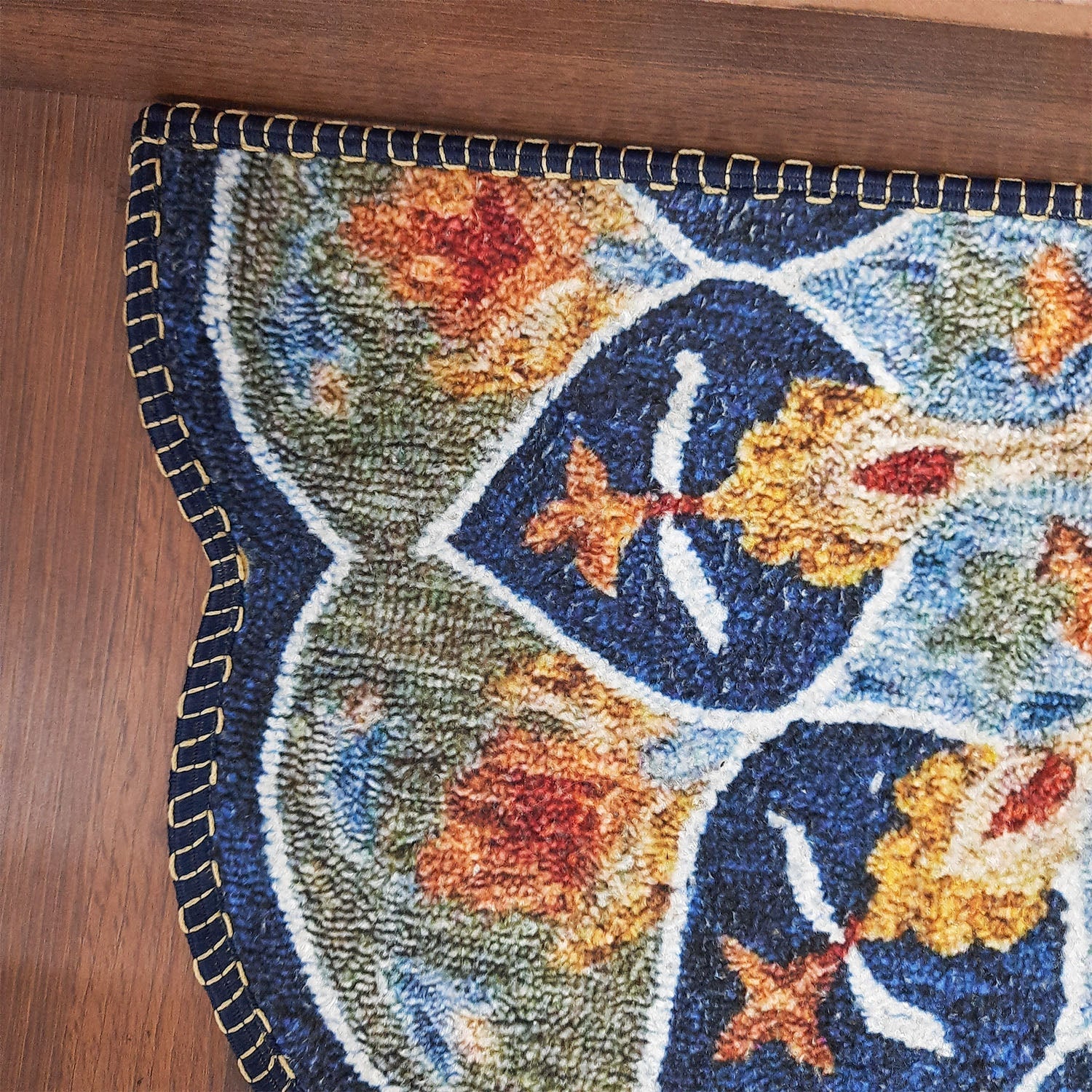 Storilane Floor Mats in Beautiful Traditional Rangoli Colors | Anti Slip, Durable & Washable | Outdoor & Indoor