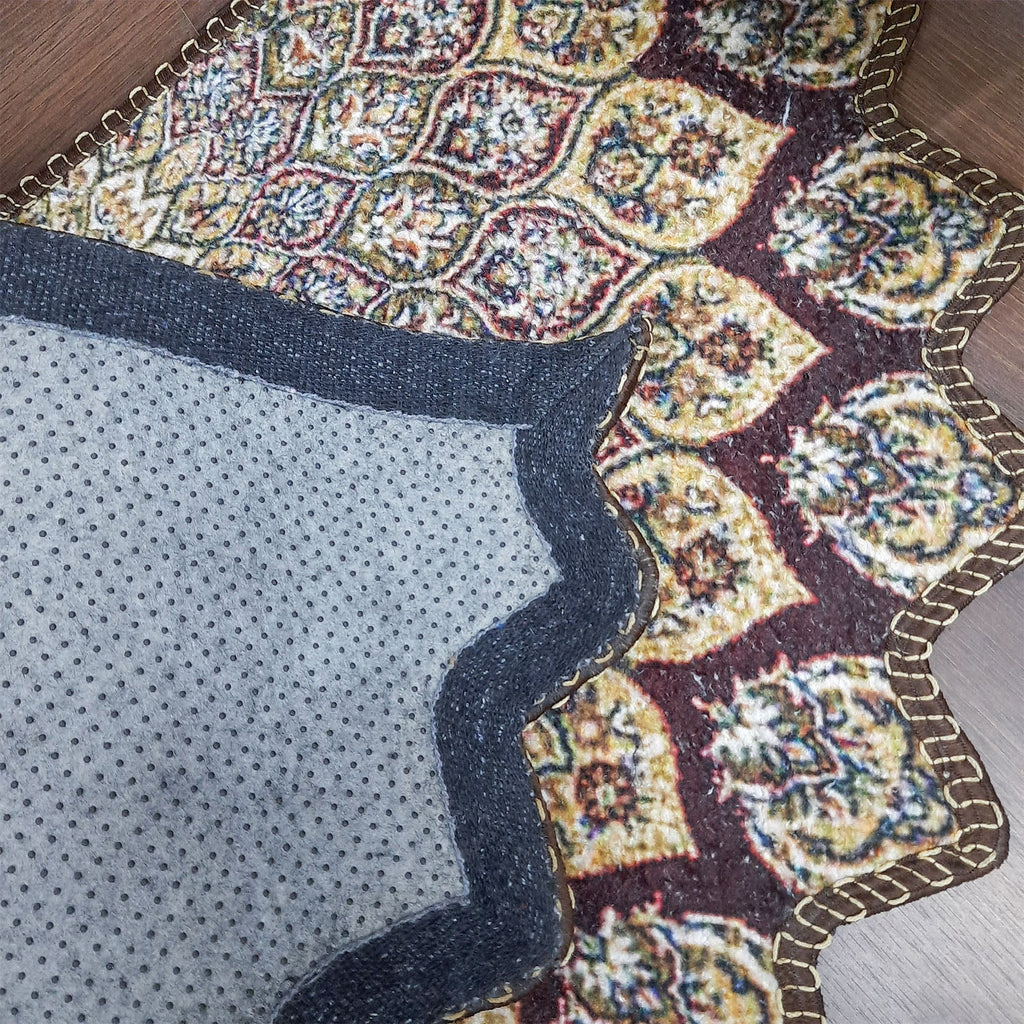 Storilane Floor Mats in Beautiful Traditional Persian Cutout Design | Anti Slip, Durable & Washable | Outdoor & Indoor