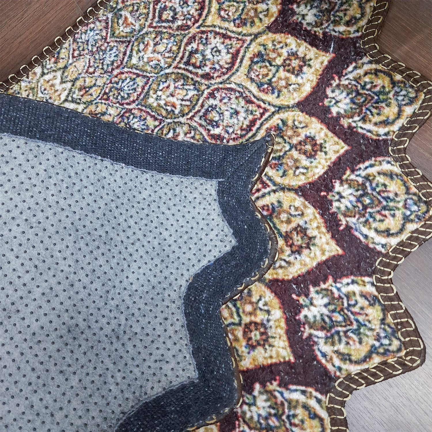 Storilane Floor Mats in Beautiful Traditional Persian Cutout Design | Anti Slip, Durable & Washable | Outdoor & Indoor