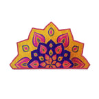 Storilane Floor Mats in Beautiful Rangoli Petals Design | Anti Slip, Durable & Washable | Outdoor & Indoor