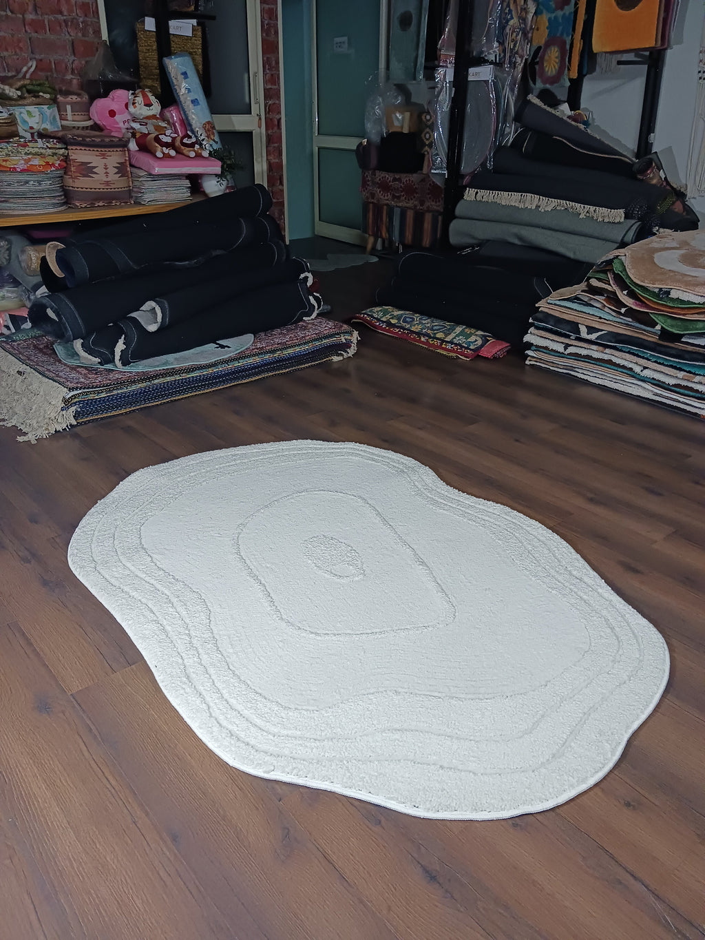 The EarthLight Collection from storilane |Snow Pearl| Luxury Statement Carpets