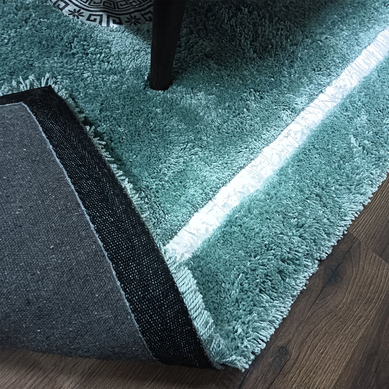 Storilane Hand Tufted Divine Collection- Turkish Carpets | Luxury Silver Touch With Aqua Soft And Plush Handmade Living Room Rugs | Different Sizes | Carpet for Living Room