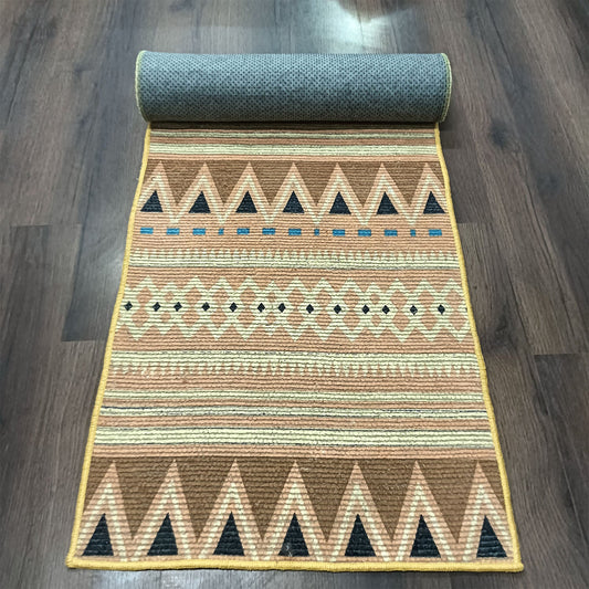 Storilane Handmade Luxury Designer Anti Slip Washable Soft Premium Cotton and Chenille Multi Color  Yoga/ Exercise/Meditation/GYM/Pilates Mat  60 x 180cm(~2×6Feet)