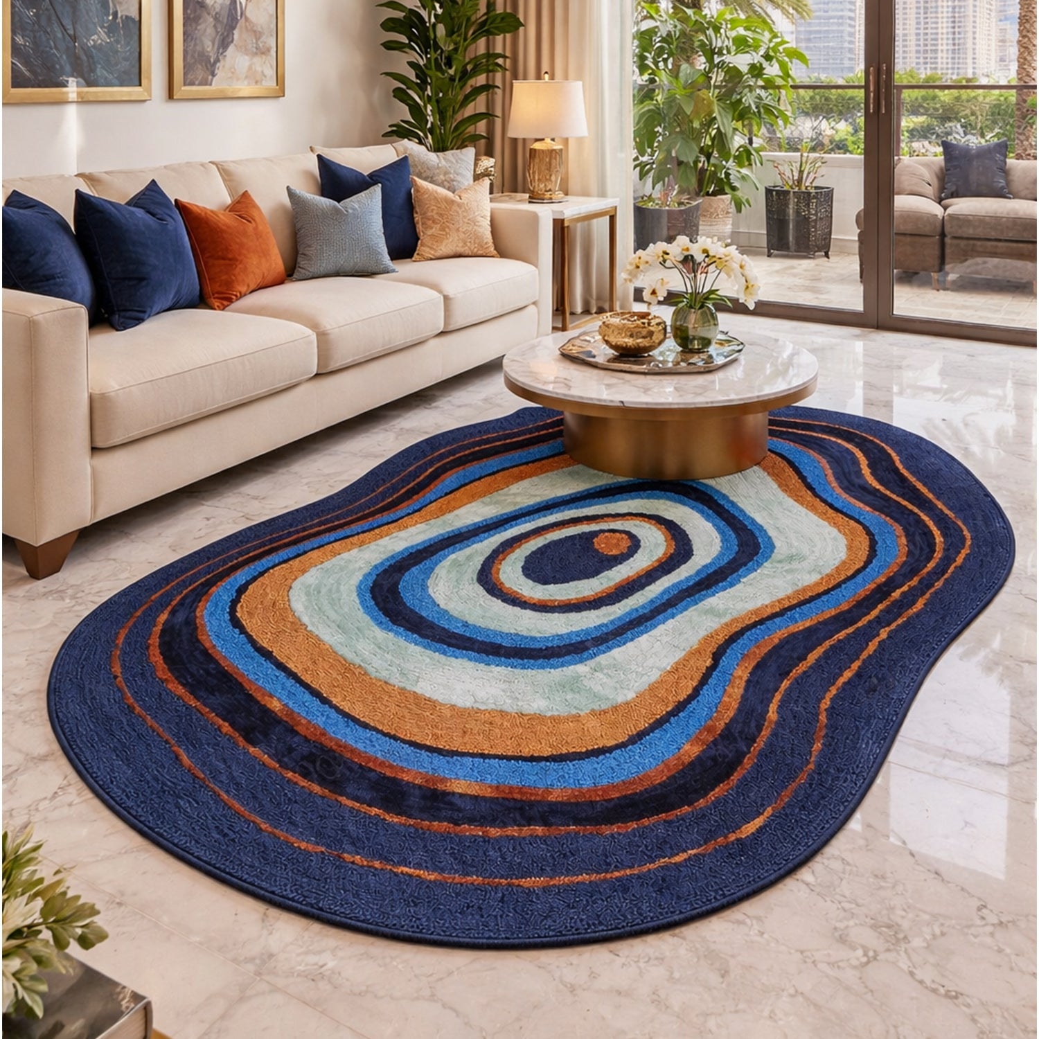 The EarthLight Collection | The Celeste Guard | Luxury Statement Carpets