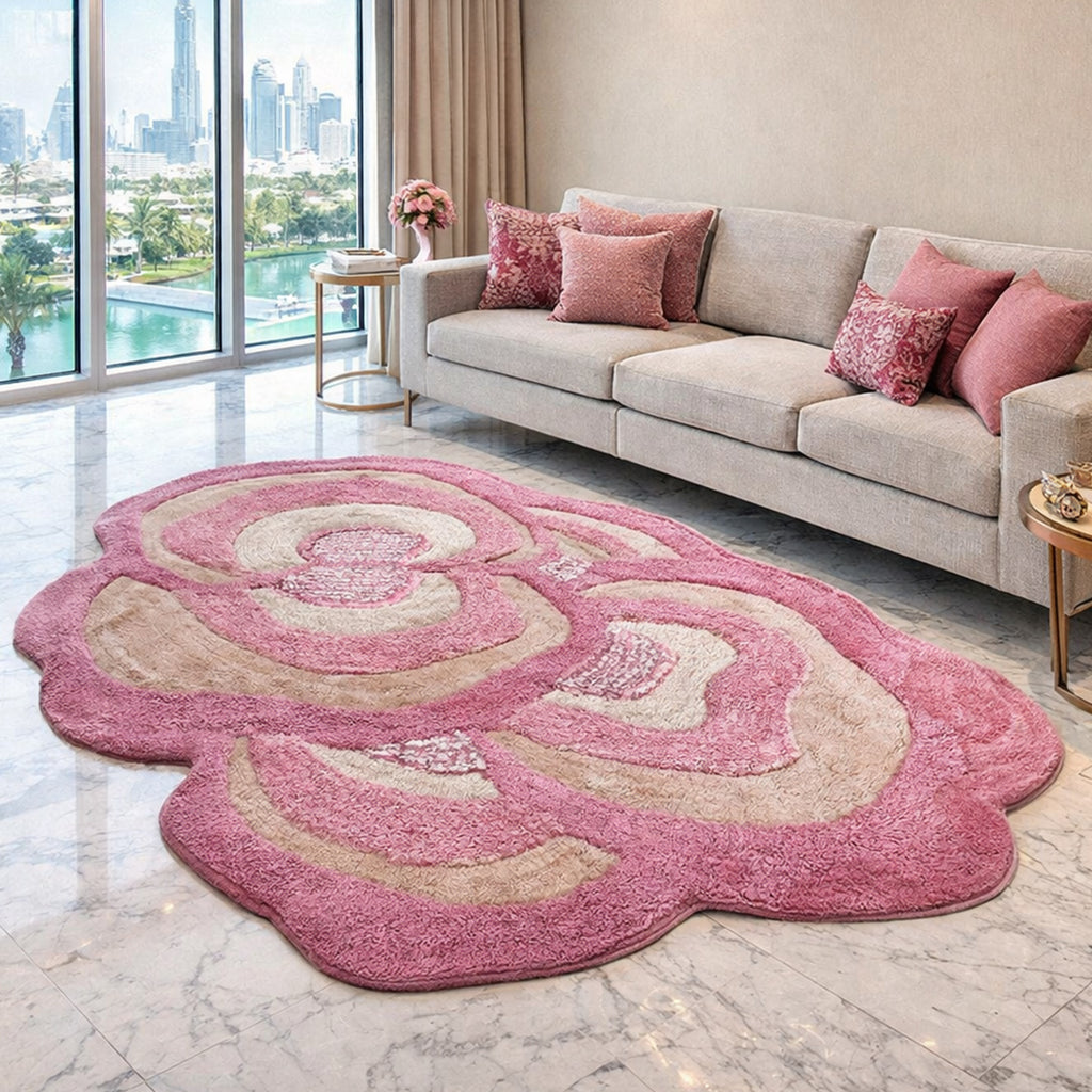 The EarthLight Collection from storilane | The Blush Bloom | Luxury Statement Carpets