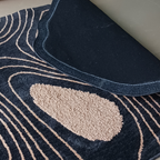 The EarthLight Collection| Isla Pebble Wave Luxe Carpet | Luxury Statement Carpets