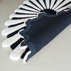 The EarthLight Collection| Noir Ivory Bloom Luxe Carpet | Luxury Statement Carpets