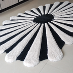 The EarthLight Collection| Noir Ivory Bloom Luxe Carpet | Luxury Statement Carpets