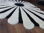 The EarthLight Collection| Noir Ivory Bloom Luxe Carpet | Luxury Statement Carpets