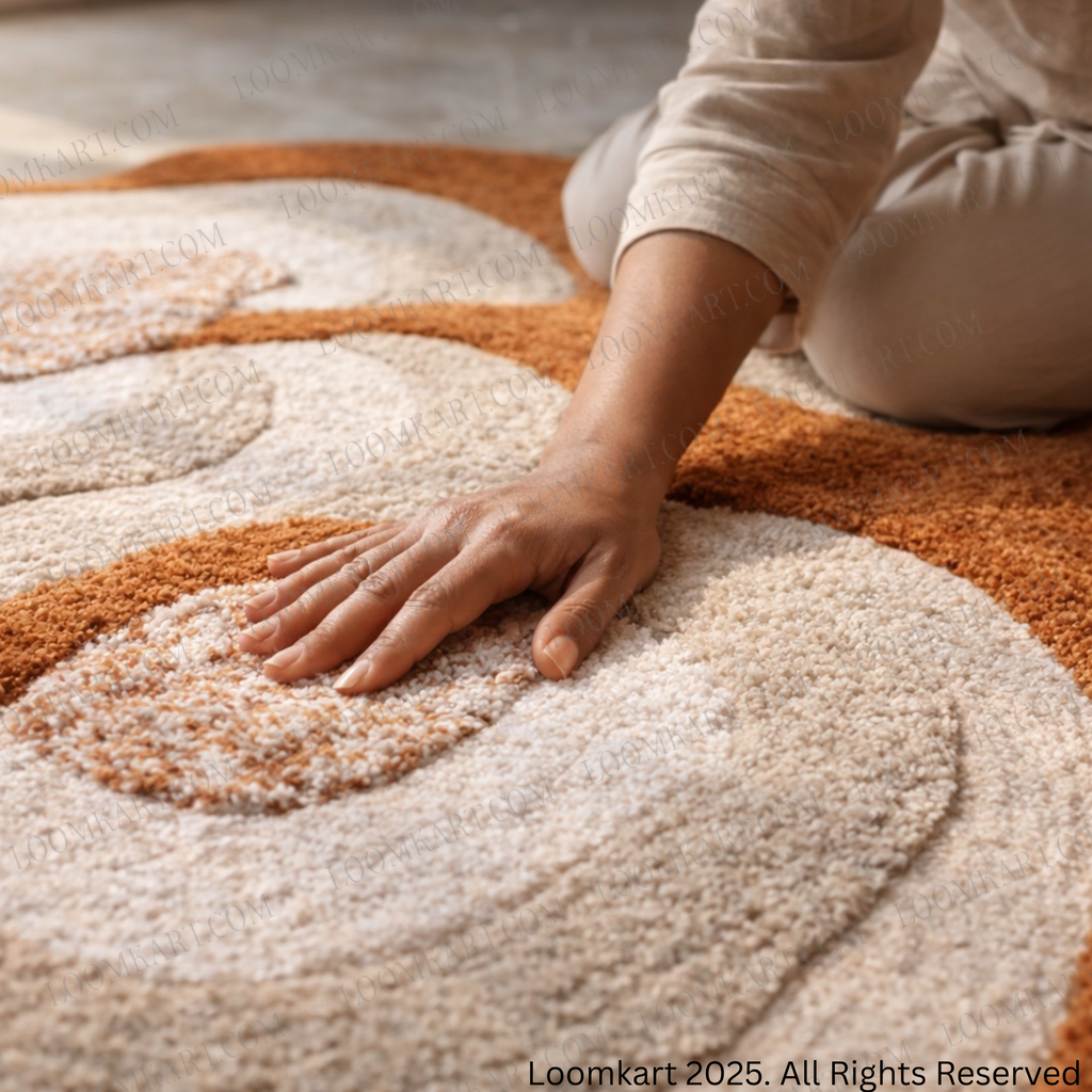 The EarthLight Collection | Sunstone Petal | Luxury Statement Carpets