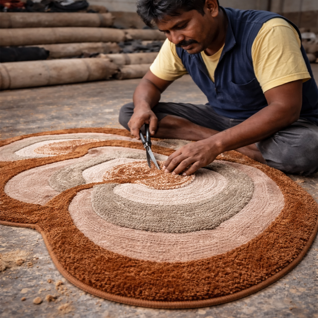The EarthLight Collection | Sunstone Petal | Luxury Statement Carpets