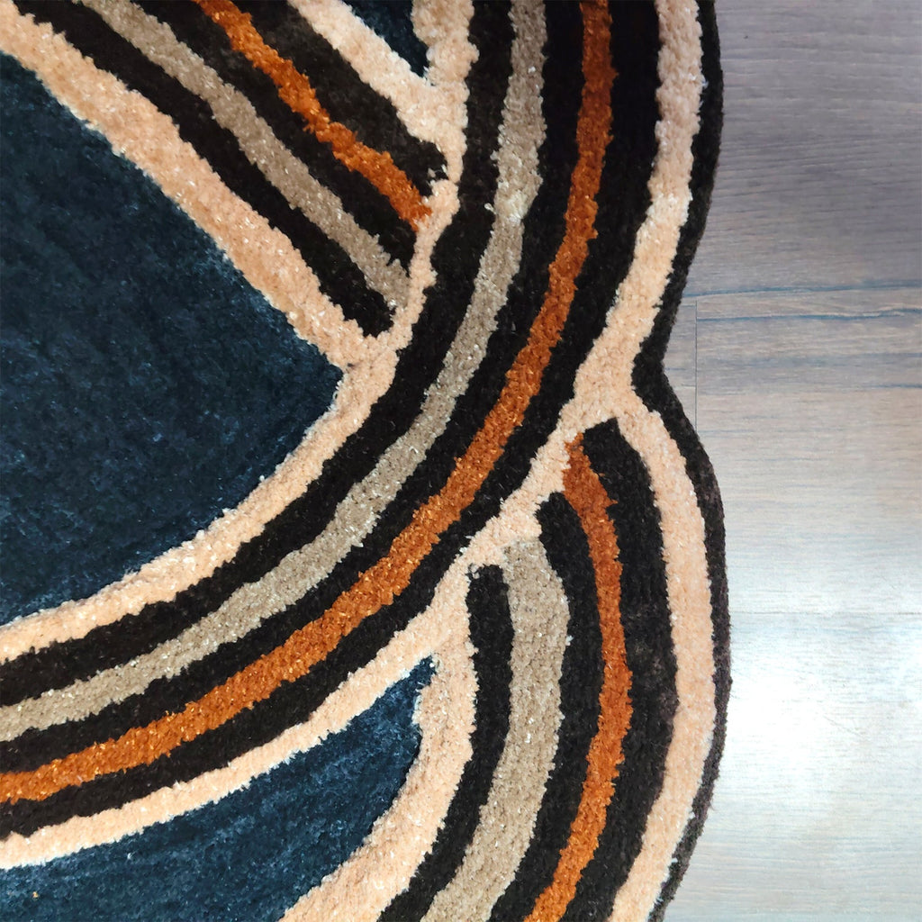 The EarthLight Collection| The Cosmic Rings Carpet | Luxury Statement Carpets