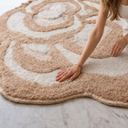 The EarthLight Collection| The Earthstone Bloom Luxe Carpet | Luxury Statement Carpets