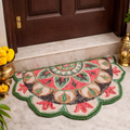 Storilane Floor Mat Modern Compass Design | Anti Slip, Durable & Washable | Outdoor & Indoor