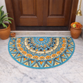 Storilane Floor Mats in Beautiful Traditional Rangoli Design | Anti Slip, Durable & Washable | Outdoor & Indoor