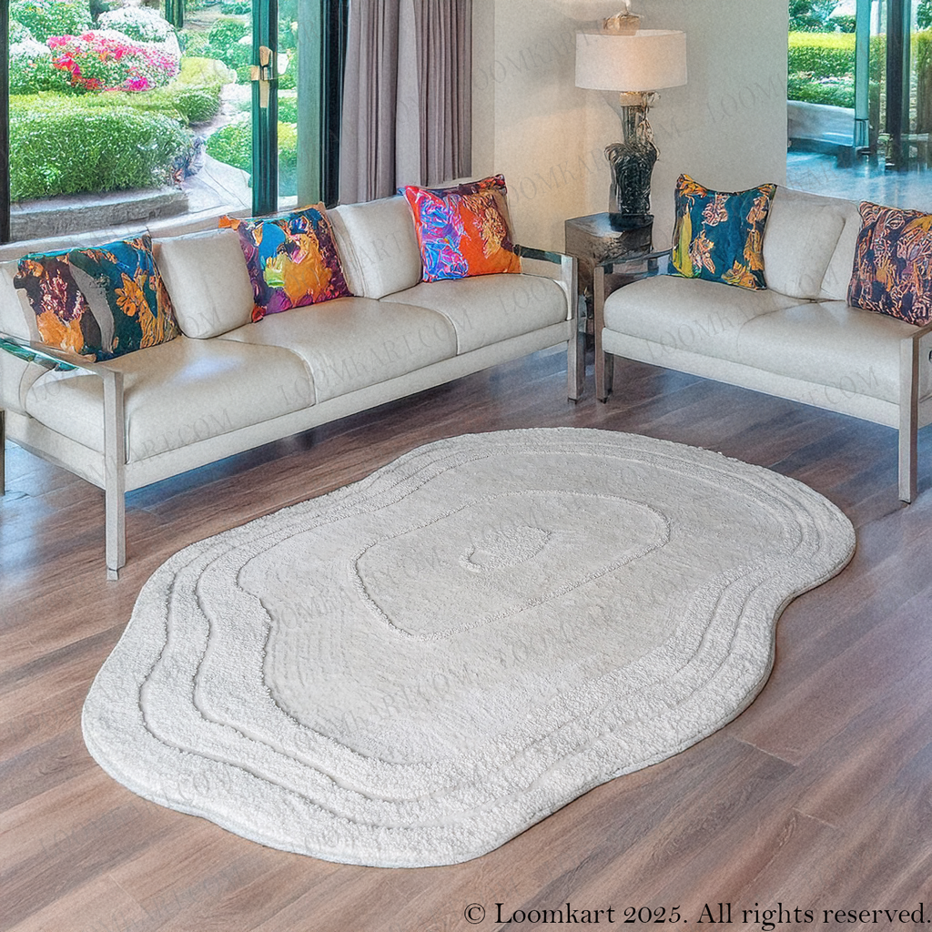 The Elevate Collection from Loomkart | Alba Cloud | Luxury Statement Carpets