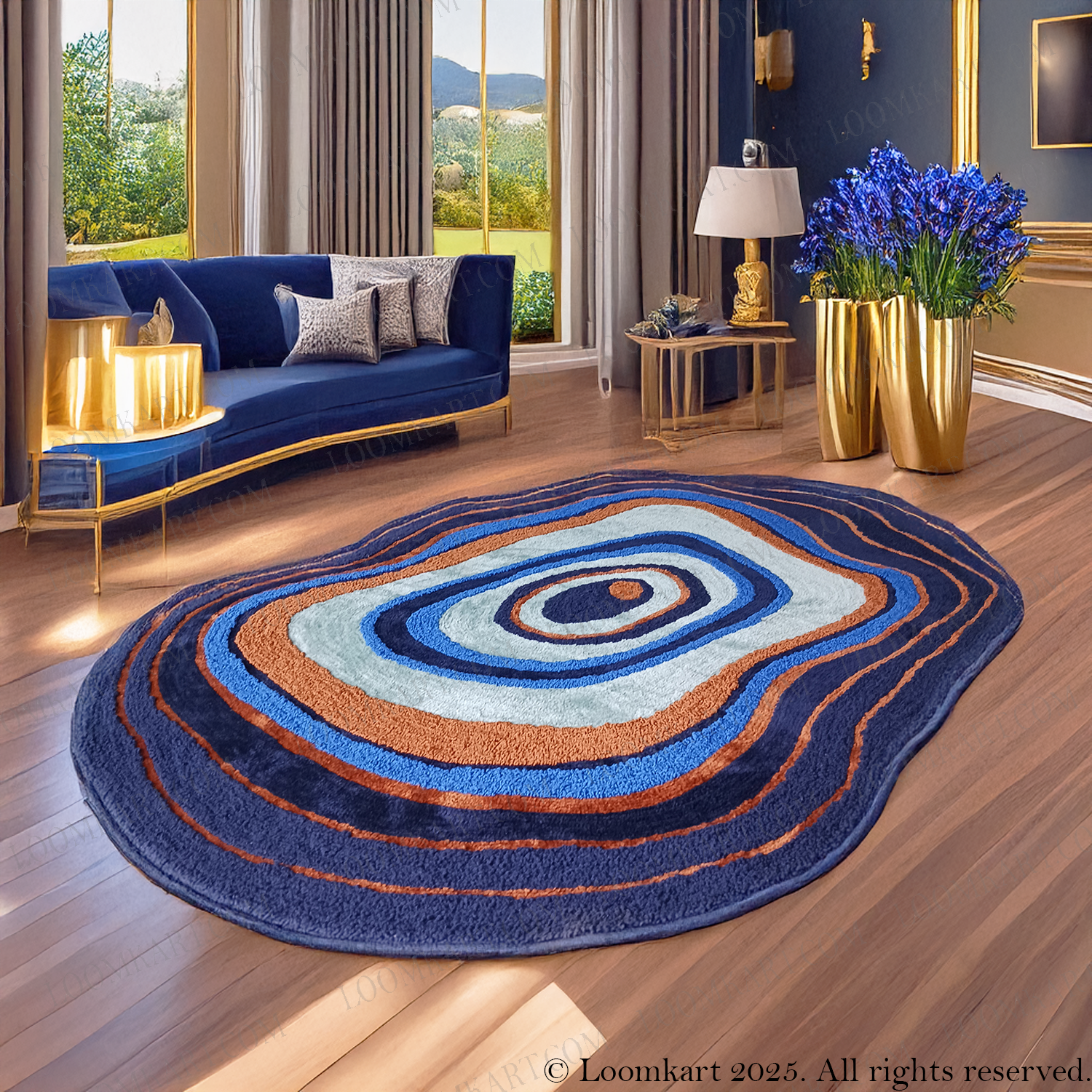 The Elevate Collection from Loomkart | The Celeste Guard | Luxury Statement Carpets