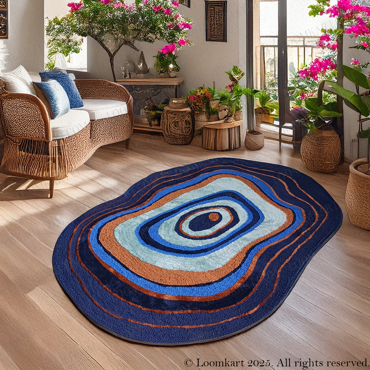 The Elevate Collection from Loomkart | The Celeste Guard | Luxury Statement Carpets