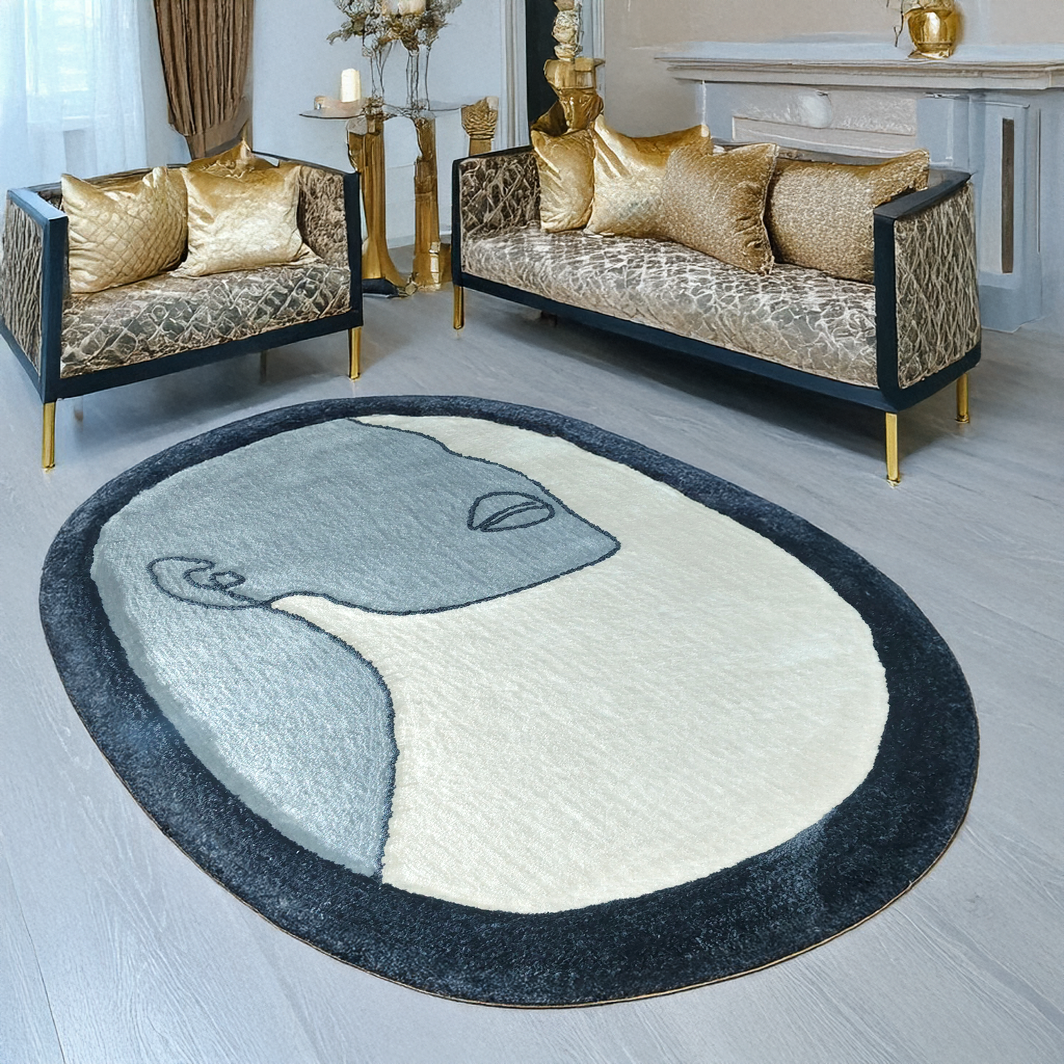 The EarthLight Collection from storilane | The Silent Portrait| Luxury Statement Carpets