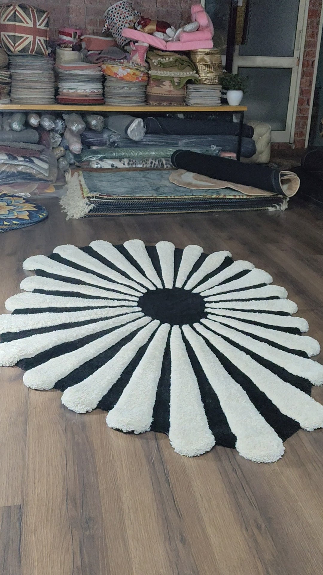 The EarthLight Collection from Storilane | Ivory Shadow Bloom Luxe Carpet | Luxury Statement Carpets