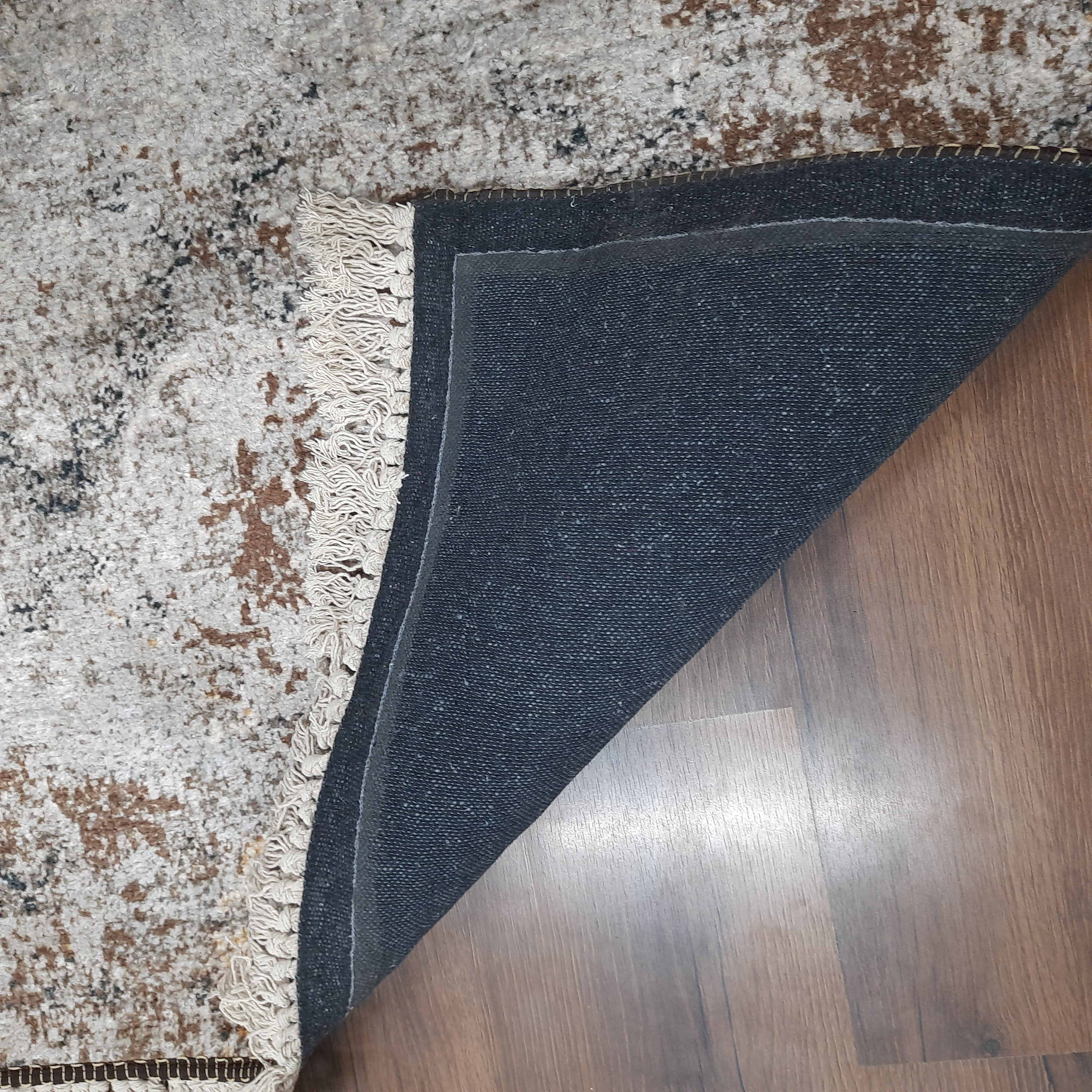 Avioni Faux Silk Carpet for a Stylish and Modern Living Room Abstract Vintage theme | Durable and Washable