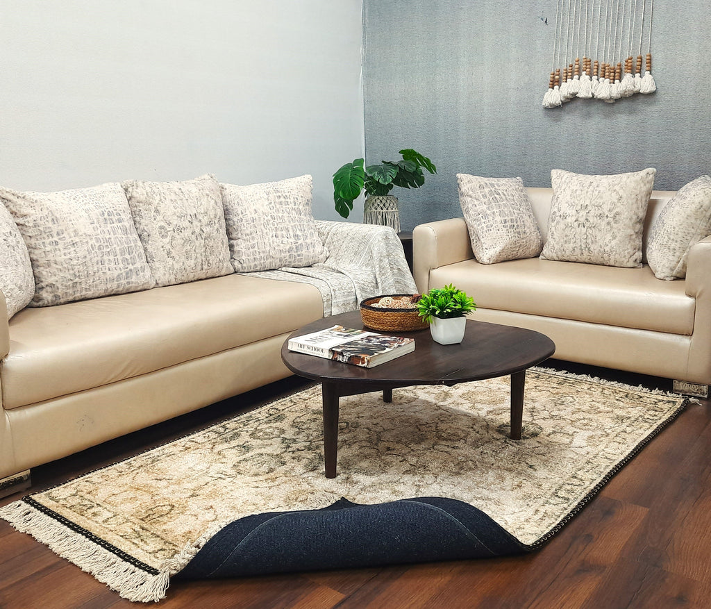 Avioni Faux Silk Carpet for Your Living Room | Luxurious, Designed to Last and Washable | Earthy Elegance Collection