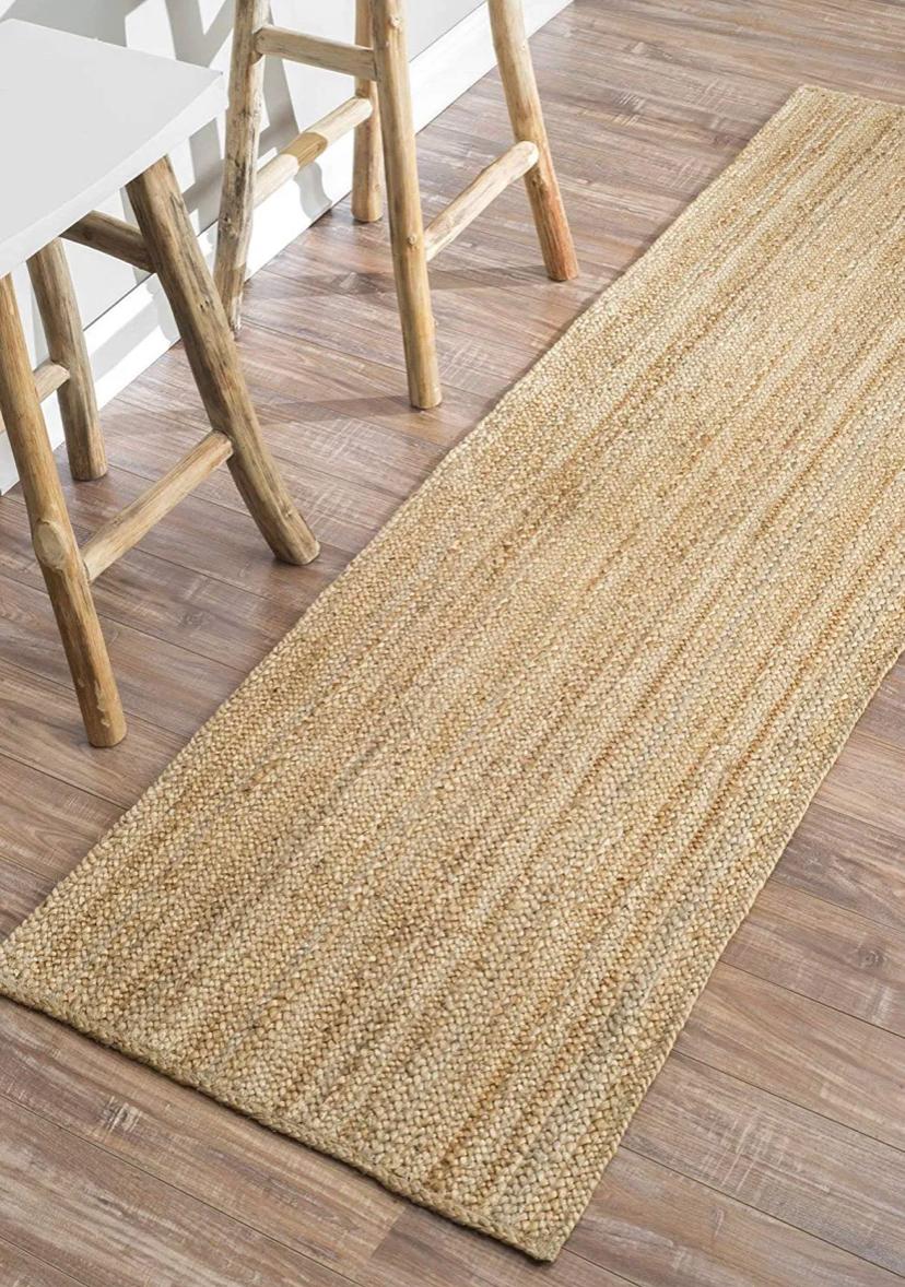 Avioni Home Eco Collection – Handwoven Braided Jute Rectangle Carpet – Handmade and All Natural Rug – Multiple Sizes