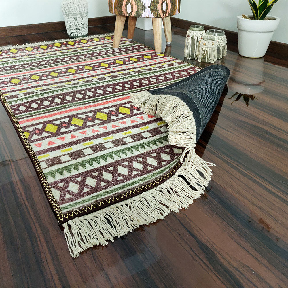Avioni Carpets for Living Room – Neo Modern Collection Brown Carpet/Rug