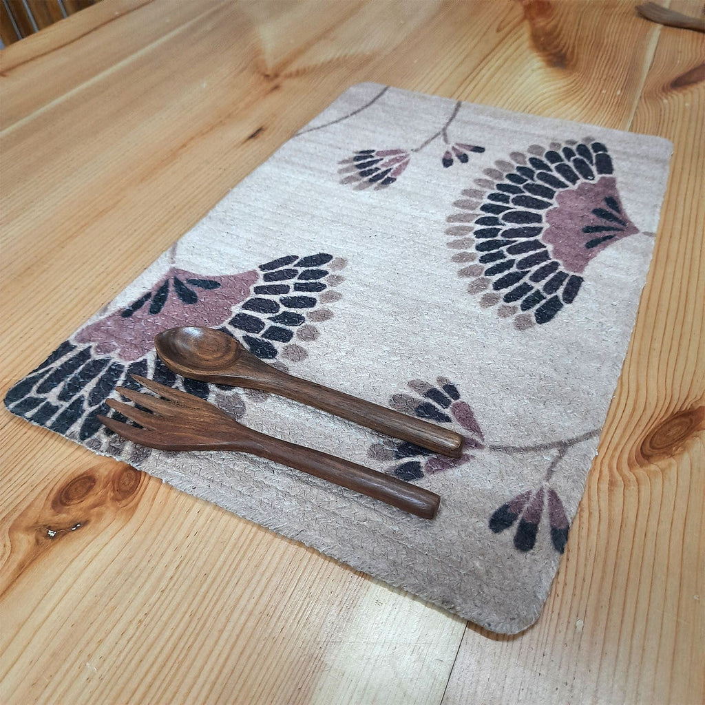 All Natural Cotton Braided Mats- “Natura Collection By Avioni”-Washable-Elegant And Exclusive- Good for Gifting (29×44 cms)