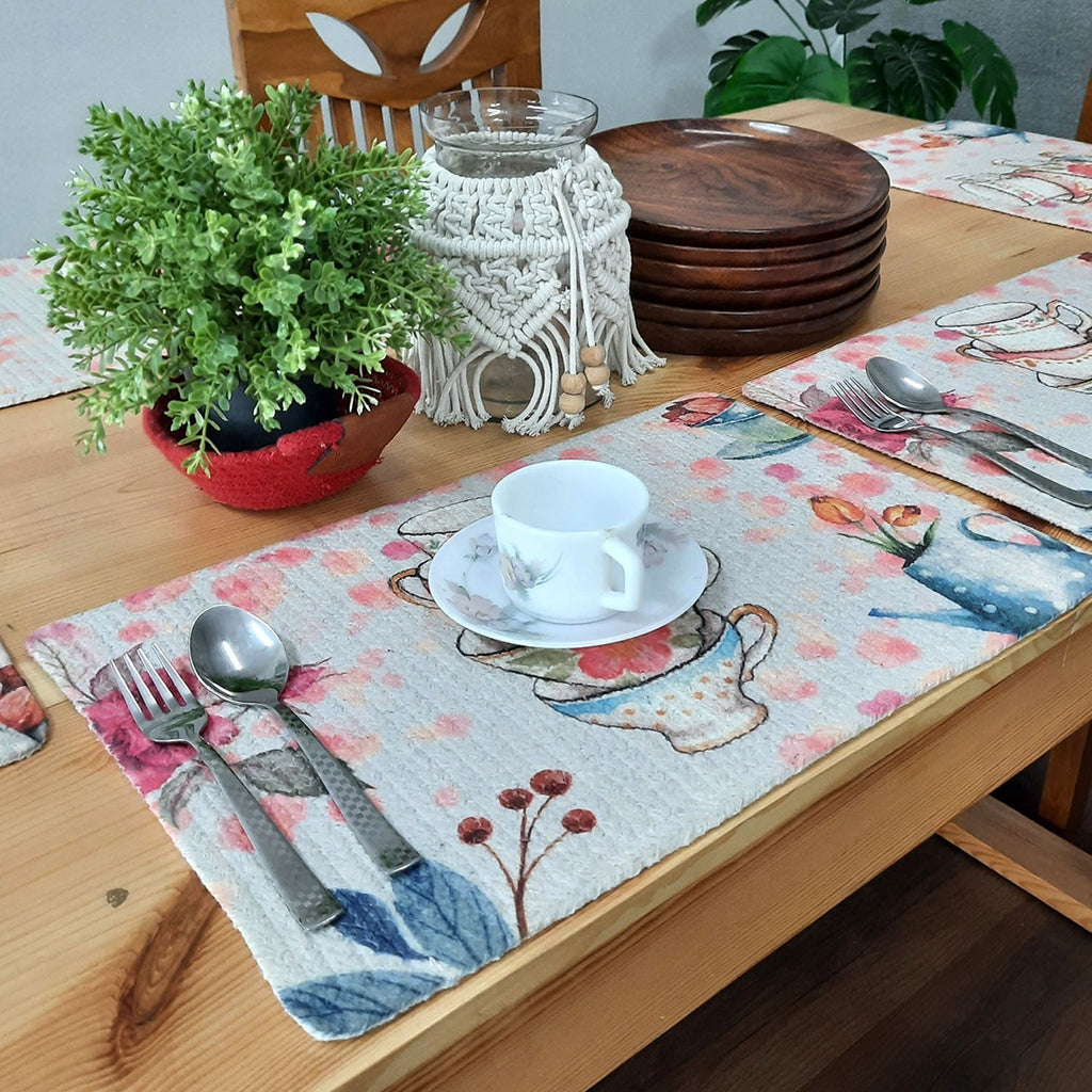 All Natural Cotton Braided Mats- “Natura Collection By Avioni”-Washable-Elegant And Exclusive- Good for Gifting (29×44 cms)