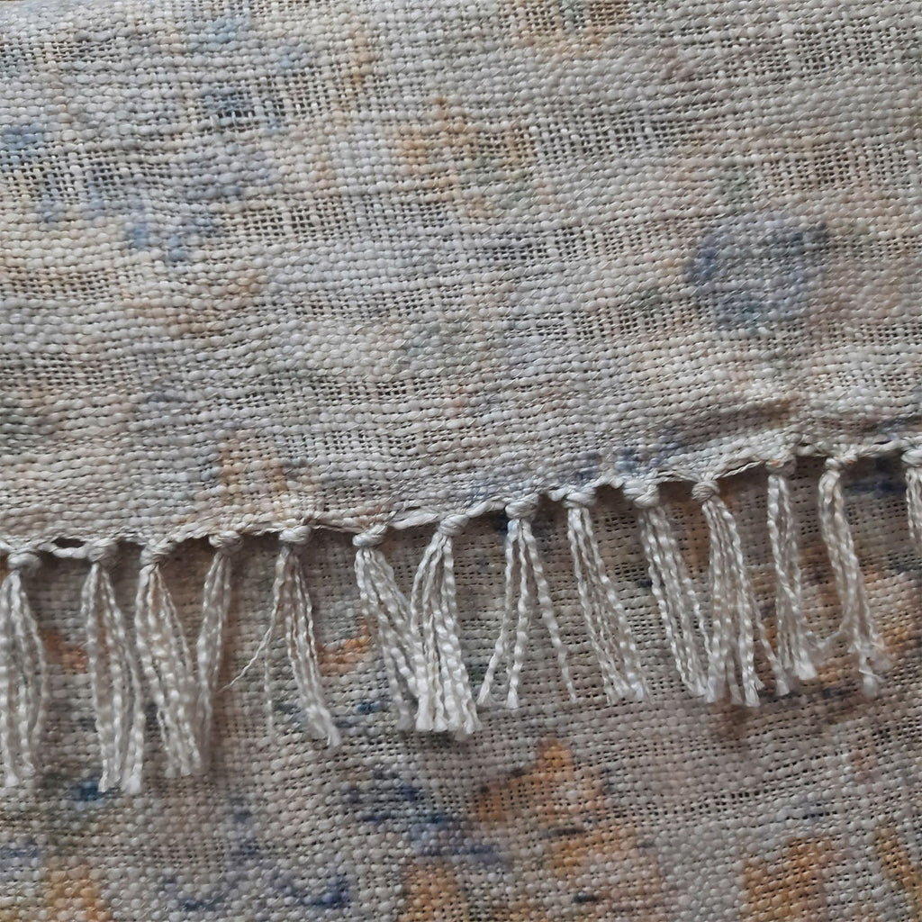 Avioni Beautiful Soft Sofa Throw | Abstract Modern Design | Virgin Premium Polyester Slub Handloom Sofa Throw