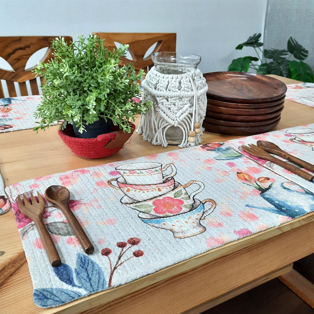 All Natural Cotton Braided Mats- “Natura Collection By Avioni”-Washable-Elegant And Exclusive- Good for Gifting (29×44 cms)