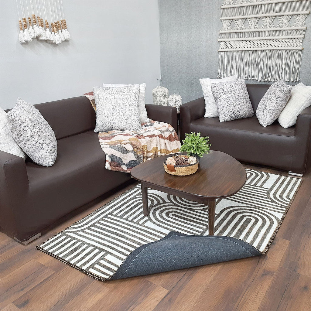 Avioni Faux Silk Carpet for a Stylish and Modern Living Room | Durable and Washable