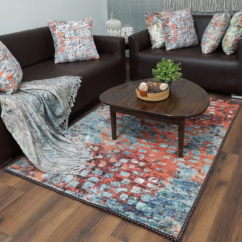 Avioni Faux Silk Carpet for Your Living Room | Timeless and Elegant Look | Durable and Washable | BrickLane Collection