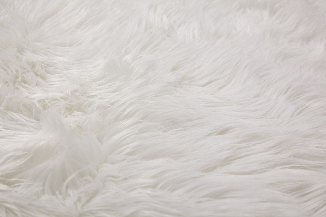 Soft Shaggy Rugs – Fluffy Rug – Snow White Premium Long Fur – Avioni Carpets